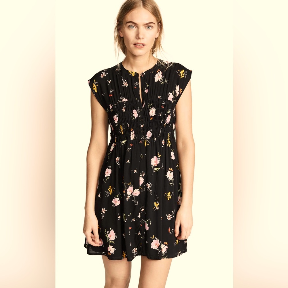 Free People Greatest Day Smocked Mini Dress